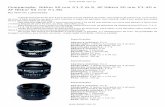 Comparação: Nikkor 50 mm f/1.2 Ai-S, AF Nikkor 50 mm f/1 ... · A velocidade de autofoco das duas lentes AF é muito similar, em torno ... objetiva em suas respectivas aberturas