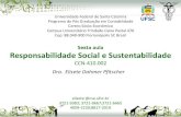 Sexta aula Responsabilidade Social e Sustentabilidadenemac.ufsc.br/files/2012/12/6-RSS-Aula-06.pdf · Sexta aula Responsabilidade Social e Sustentabilidade CCN-410.002 Dra. Elisete