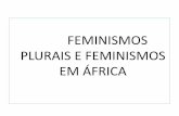 FEMINISMOS PLURAIS E FEMINISMOS EM ÁFRICAhaurraldefundazioa.org/attachments/article/266/Haurralde Fundazioa... · emancipação da mulher – mulher garante do lar; integração
