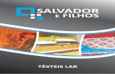 SALVADOR E FILHOS de Cama Flanela 100% Algodão Medidas de Casal: 1 Lençol de Cima: 2,60 m x 2,90 m 1 Lençol de Baixo: 2,60 m x 2,90 m 2 Almofadas: 0,70 m x 0,50 m Medidas de Casal: