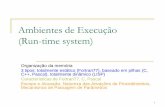Ambientes de Execução (Run-time system) - wiki.icmc.usp.brwiki.icmc.usp.br/images/a/a8/Ambientes_de_execução.pdf · Maioria das linguagens de programação compiladas não permitem