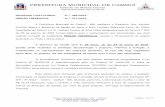 Estado de Minas Gerais Administração 2013/2016 · O procedimento licitatório que dele resultar obedecerá integralmente a Lei Federal N° 10.520/02 e subsidiariamente pela Lei