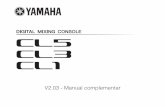 V2.03 - Manual complementar - Yamaha Musical do Brasilyamahamusical.com.br/pdfs/versao_203CL_series_final.pdf · Editando a descrição MARKER da faixa! 1. Na Área Function Access,