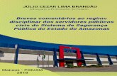 Júlio Cezar Lima Brandão - pge.am.gov.br · Sistema de Segurança Pública do Estado do Amazonas, revoga dispositivos da Lei nº 2.271, de 10 ... servidores das polícias Civil,