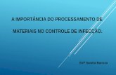 A Importância do processamento de materiais no controle de … · 2018-10-12 · Doenças cada vez mais sérias ... Infecção do trato urinário (ITU) Infecção do sítio cirúrgico