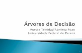 Aurora Trinidad Ramirez Pozo Universidade Federal do Paraná · sobre os valores dos atributos; ... Lista de perguntas respostas “sim” ou “não” Hierarquicamente arranjadas