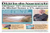 CNI/Ibope: 70% desaprovam governo de Michel T emer e 5% ... · uma nova pista de pouso e decolagem e, no de Flo-rianópolis, será preciso construir um novo terminal de passageiros