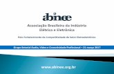 Associação Brasileira da Indústria Elétrica e Eletrônica · 14 economia jurÍdica relaÇÕes trabalhistas e sindicais relaÇÕes internacionais sustentabilidade pequenas e mÉdias