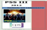 2012 PSS III MANUAL - cps.uepg.br · permitir a sua identificação pelos fiscais e aplicadores de provas do concurso vestibular e colar, também, uma fotocópia (não precisa ser