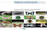 Insetos de Cerrado: distribuição estacional e abundância7C275635-F897-4457-B700... · Todos os insetos coletados encontram-se depositados no museu entomológico da Embrapa Cerrados.