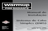 Manual de Instalação Sistema de Cabo Simples (DWS) · Instalação do disjuntor (Disjuntor Diferencial Residual) Deverá ser instalado um disjuntor diferencial de 30mA dedicado