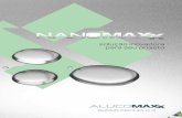 solução inovadora para seu projeto - alucomaxx.com.br · composto (ACM) com resina a base ... Os painéis Nanomaxx® contêm em sua composição moléculas hidrofóbicas ... O revestimento