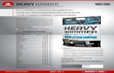 Heavy Hammer 3kg Chocolate - militarytrail.com.br · dos, evitando o catabolismo muscular (perda de massa muscular). Em sua fórmula exclusiva e balanceada você encontrará vitaminas