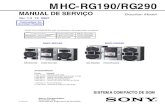 MHC-RG190/RG290 - Biblioteca de diagramas electrónicos ...diagramasde.com/diagramas/audio/MHC-RG190_RG290+Ver.+1.2+(BR).pdf · Controle remoto: Tecla TAPE (página 15) Pressione