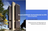 Responsabilidade Socioambiental no SFN - Instituto Cidade ... · sociais Danos à reputação Impactos ambientais e sociais Operações de clientes ... Identificação e gerenciamento