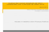 (Análise das contas 2011 revisada) - darcyfrancisco.comdarcyfrancisco.com/arquivos/Contas 2011.pdf · 1.1 Abrangência inadequada das demonstrações contábeis ... A análise de