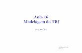 Aula 16 Modelagem do TBJ - pucsp.brelo1eng/Aula_16_Eletronica1_2007.pdf · Slide 1 Modelagem do TBJ • Um modelo é a combinação de elementos de circuito, apropriadamente selecionados,