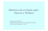 Histórico da evolução após Darwin e Wallace - dreyfus.ib.usp.brdreyfus.ib.usp.br/bio103/Histo_evol_pos_Darwin_2017.pdf · A primeira lei de Mendel. Primo de Darwin, Galton foi