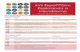 XVII ExpoPPGIm Explorando o microbioma - … ExpoPPGIm Explorando o microbioma 27 a 29 de setembro de 2017 Exposição Anual do Programa de Pós-graduação em Imunologia Horário: