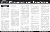 Jornal Oficial do Município de Itaúna - 22 de agosto de ... · órgão previdenciário este, que concederá o benefício de “auxílio doença” à servidora em tela, até o dia
