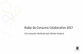 Radar de Consumo Colaborativo 2017 - Market Analysismarketanalysis.com.br/wp-content/uploads/2017/06/20170526-Radar-de... · • OLX continua sendo a primeira associação espontânea