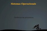 Gerência de processos - rossano.pro.brrossano.pro.br/fatec/cursos/soi/apostilas/gerencia-de-processos.pdf · 2 Processo Processo é um programa em execução Unidade de trabalho