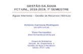 GESTÃO DA ÁGUA, MIEA Aula 3 03/10/2018 GESTÃO DA … 3.pdf · GESTÃO DA ÁGUA, MIEA – Aula 3 – 03/10/2018 Curvas características –Áreas inundadas Monte Novo: A = a x (H