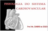 Prof. Ms. SANDRO de SOUZA · Sistema Cardiovascular – O Coração – eletrofisiologia Discos intercalados - junção entre as células musculares cardíacas que forma a conexão