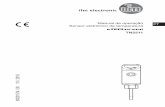 Manual de operação PT Sensor eletrônico de … PT 1 Indicações de segurança • Leia este documento antes de colocar o aparelho em funcionamento Certi-fique-se de que o produto
