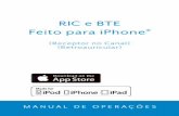 RIC e BTE Feito para iPhone · Guia de Soluções para Problemas 52 Dicas para uma Comunicação Melhor 53 Informações de Segurança 56 6 7 ... Retire o aparelho de trás de sua