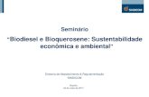 Biodiesel e Bioquerosene: Sustentabilidade econômica e ... · variadas fraudes, inadimplência fiscal e sonegação. Também alertará aos consumidores quanto às práticas ilícitas