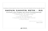 Prefeitura Municipal de Nova Santa Rita do Estado do Rio ... filePrefeitura Municipal de Nova Santa Rita do Estado do Rio Grande do Sul NOVA SANTA RITA - RS Comum aos Cargos de Nível