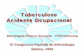 Tuberculose Acidente Ocupacional - HO · Tuberculose Acidente Ocupacional • Epidemiologia da TB instituições de cuidados à saúde ... • Fandinho et al.,2000 Brasil (RJ) 19%.