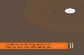 revista portuguesa de ciências do desporto · Revista Portuguesa de Ciências do Desporto [Portuguese Journal of Sport Sciences] Vol. 6, Nº 1, Janeiro·Abril 2006 ISSN 1645-0523,