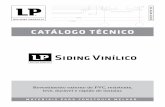 CATálogo TéCniCo - centerplaster.com.br · Revestimento externo de PVC, resistente, leve, durável e rápido de instalar. ... Veja o passo a passo de instalação abaixo: 1. O perfil