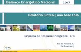 Balanço Energético Nacional - Geselgesel.ie.ufrj.br/app/webroot/files/IFES/BV/epe41.pdf · Balanço Energético Nacional 2017 Empresa de Pesquisa Energética - EPE Rio de Janeiro,