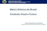 Matriz Elétrica do Brasil Contexto Atual e Futuro · Hidro Gás Natural Biomassa Petróleo e Derivados Carvão Nuclear Eólica Gás Industrial Solar ... GÁS NATURAL 13,0 18,3 5,4