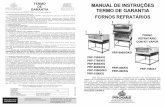 MANUAL FORNOS REFRATÁRIOS - impressão · Title: MANUAL FORNOS REFRATÁRIOS - impressão.cdr Author: Valéria Ferrarini Created Date: 3/23/2016 11:32:10 AM