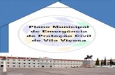 Plano Municipal de Emergência de Proteção Civil de Vila Viçosa · Plano Municipal de Emergência de ... elaboração e operacionalização de planos de emergência de proteção