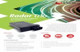 Radar Trio - Quanta · e veículos de carga e serviços, o Radar Trio oferece entradas para os principais sensores, identificação de motoristas por ibutton, duplo simcard e antenas