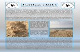 TURTLE TIMES - turtle-foundation.org · tirada de onde o ninho seria (a marca em S no rastro não foi feita pela tartaruga). Fotos de ... Ukie nasceu na ilha do Fogo e passou a maior