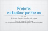 Projeto: notações; patterns - wiki.martin.lncc.brwiki.martin.lncc.br/atagomes-cursos-lncc-ga031/file/ga031-parte3.pdf · Abuso no uso dos mecanismos de ... Viajante (teoria de grafos)