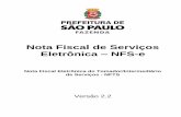 Nota Fiscal de Serviços Eletrônica NFS-enotadomilhao.prefeitura.sp.gov.br/empresas/informacoes-gerais/... · Senha Web ou Certificado Digital Senha Web ou Certificado Digital Tomador