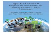 Agricultura Familiar e Projetos de Mecanismo de ... · tos de pesquisa e desenvolvimento, em colaboração com Organizações de Apoio à Agricultura ... curso de Licenciatura Plena
