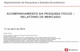 RELATÓRIO DE MERCADO - economiaemdia.com.br · caiu de 13,28% para 13,27%. Para 2016, a mediana se manteve em 11,50% e sua média permaneceu em 11,62%. IPCA - Para 2015, a mediana