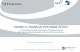 FORUM DE NEGÓCIOS PORTUGAL-AFRICA INTERNACIONAL/PPT_ Forum P... · Os grandes grupos internacionais de construção tem também a noção crescente da importância da Sustentabilidade