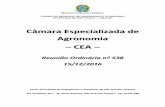Câmara Especializada de Agronomia – CEA · serviÇo pÚblico federal conselho regional de engenharia e agronomia do estado de sÃo paulo - crea-sp cÂmara especializada de agronomia