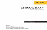62 MAX/62 MAX - assets.fluke.comassets.fluke.com/manuals/62max___umpor0000.pdf · Infrared Thermometer Manutenção 5 Manutenção WAtenção Para evitar danos ao Produto, não deixe