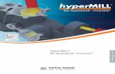 hyperMILL for Autodesk Inventor | Integração ao CAD · gem de alta precisão. Mesmo as áreas difíceis de alcançar podem ser usinadas com segurança graças à confiável função