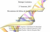 Biologia Genômica 2º Semestre, 2017 Mecanismos de Defesa ... · Biologia Genômica 2º Semestre, 2017 Mecanismos de Defesa da Integridade do Genoma ... ISBN: 978-85-89265-17-1 Edição:
